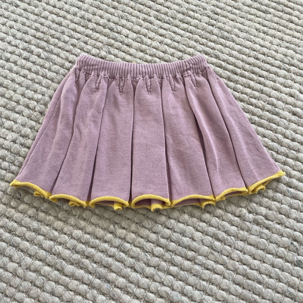 Fin & Vince | size 18-24 months lilac skirt drawstring waist excellent condition - Picture 7 of 7